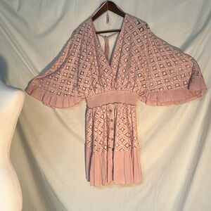 HYFVE Pink Lace Dress